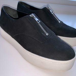 Vince platform with zipper sneakers. Size 37.5